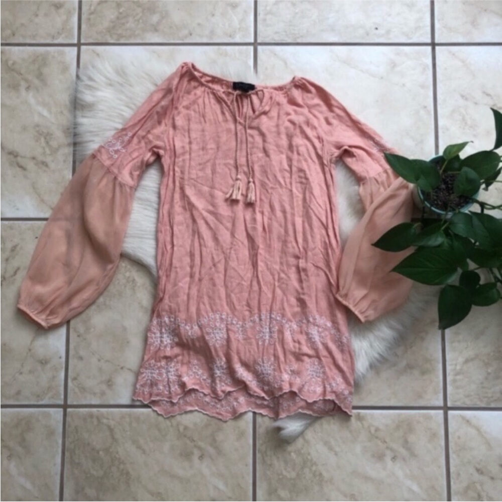 Jessica Simpson Embroidered Boho Tunic